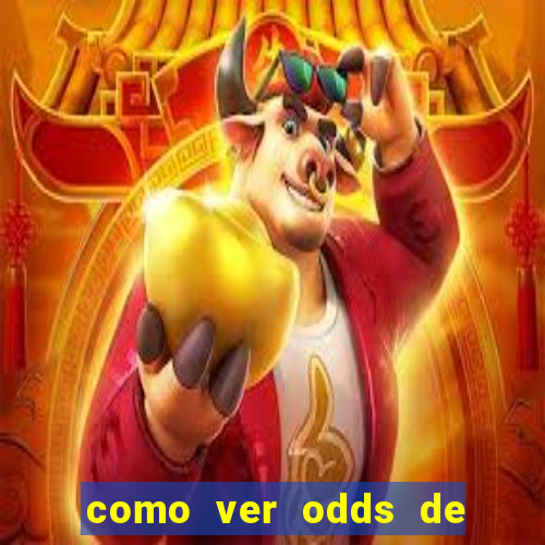 como ver odds de jogos passados